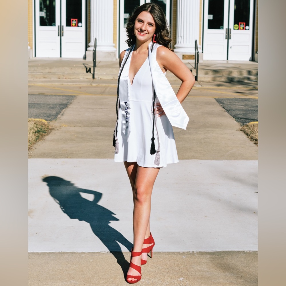 White Mini Dress - Picture 3 of 3